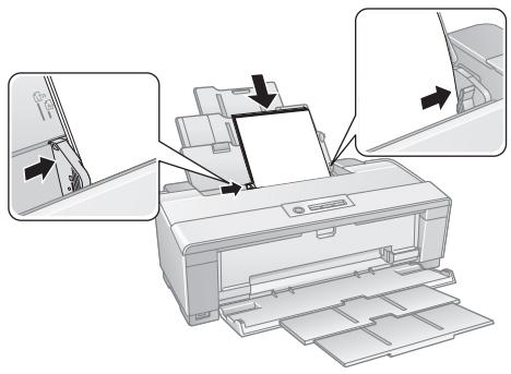 EPSON STYLUS  R2880 - Chargement de papier dans l'alimenteur - 4