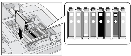 EPSON STYLUS  R2880 - Remplacement des cartouches d'encre - 8