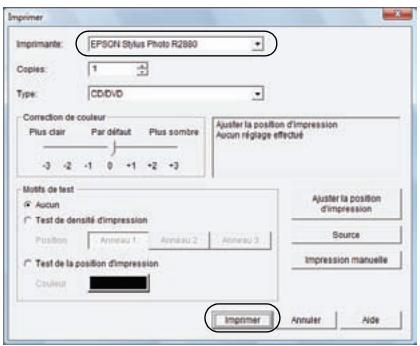 EPSON STYLUS  R2880 - Impression sur un CD ou DVD - 2