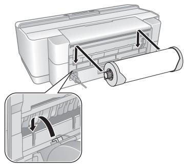 EPSON STYLUS  R2880 - Chargement du papier en rouleau - 4
