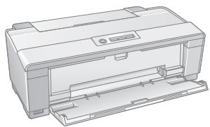 EPSON STYLUS  R2880 - Chargement du papier en rouleau - 1