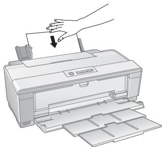 EPSON STYLUS  R2880 - Chargement de papier dans le guide d'alimentation de feuilles individuelles - 5