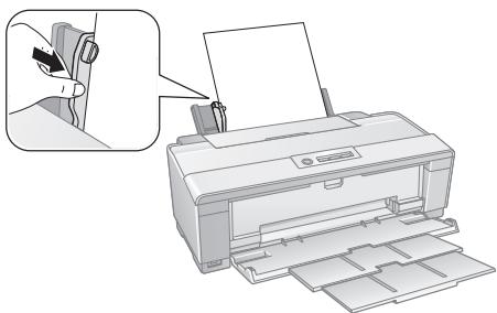 EPSON STYLUS  R2880 - Chargement de papier dans le guide d'alimentation de feuilles individuelles - 4
