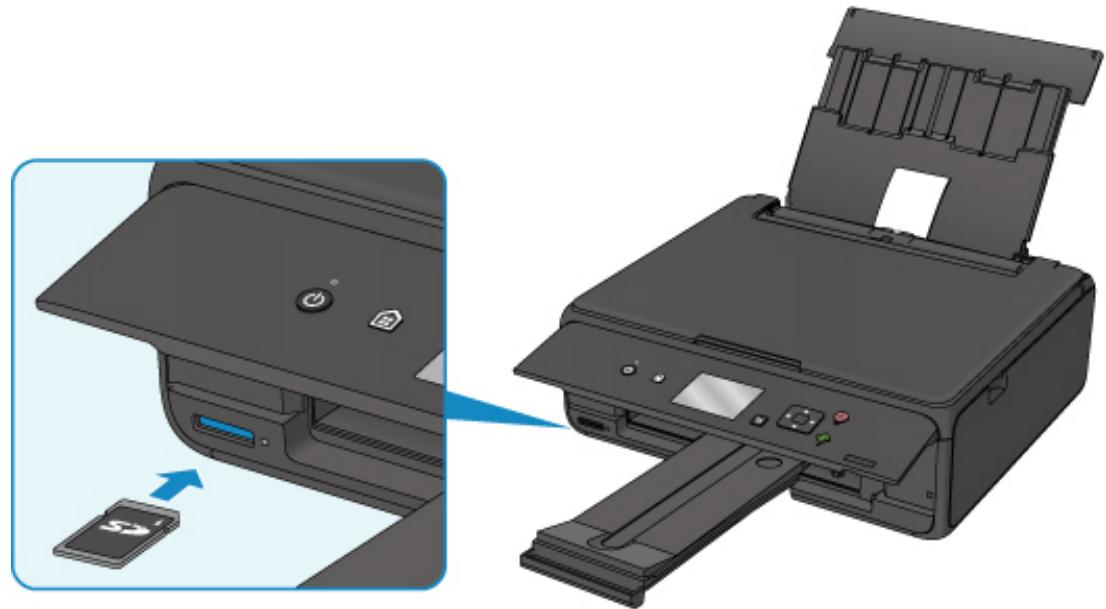 CANON TS5355 - Insérez la carte mémoire. - 1