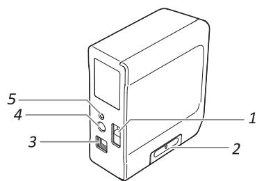 EPSON LW-600P - Nom et fonction des pièces - 2