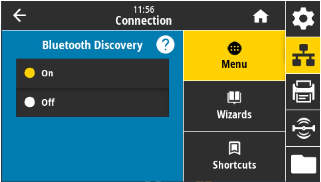 ZEBRA ZD621R - Connexion > Bluetooth > Détction Bluetooth - 1