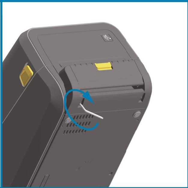ZEBRA ZD621R - Installation du distributeur d'étiquettes - 4