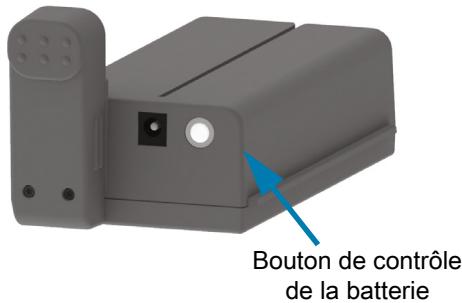 ZEBRA ZD621R - Voyants et contrôles de la batterie - 1