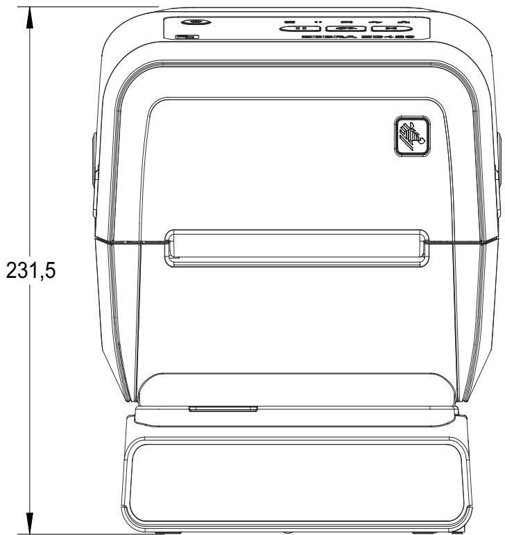 ZEBRA ZD621R - Imprimante à rouleaux à transfert thermique ZD421 - 1