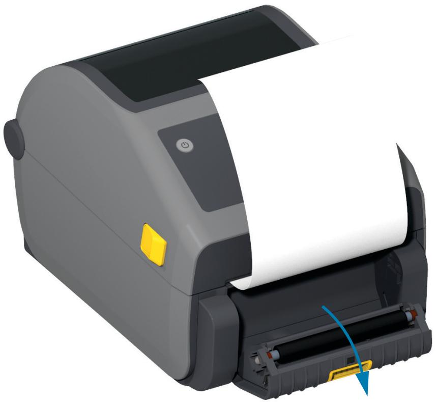 ZEBRA ZD621R - Utilisation de l'option de distributeur d'étiquettes - 4