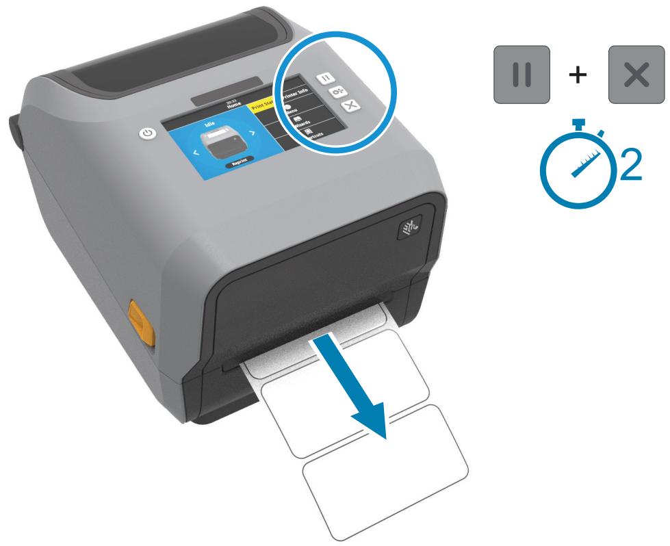ZEBRA ZD621R - Procedure de calibrage intelligent - 1