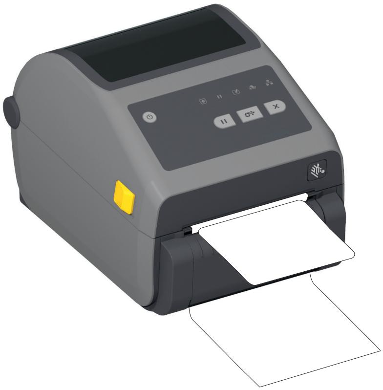 ZEBRA ZD621R - Utilisation de l'option de distributeur d'étiquettes - 7