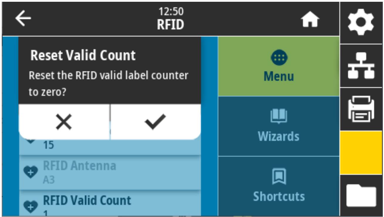 ZEBRA ZD621R - RFID > Compteur RFID valide - 1