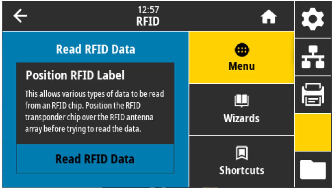 ZEBRA ZD621R - RFID > Lect. données RFID - 1