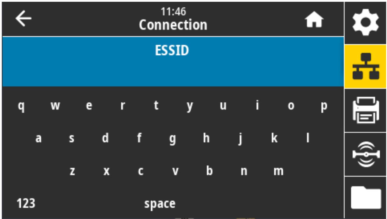 ZEBRA ZD621R - Connexion > Wi-Fi > ID SERV PROL - 1
