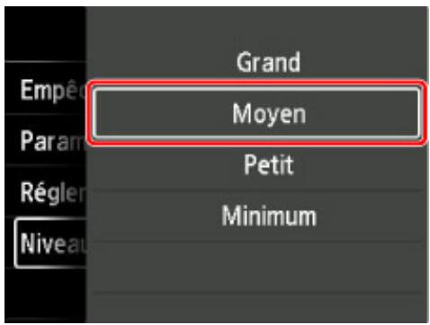 CANON PIXMA PRO-200 - Modification des paramètres à partir du Panneau de contrôle - 4