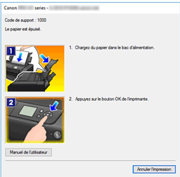 CANON PIXMA PRO-200 - Lorsque des erreurs se produisent - 1
