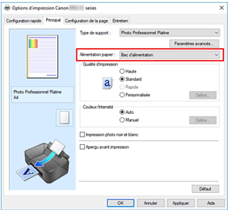CANON PIXMA PRO-200 - Commutation de l'alimentation papier pour répondre à vos besoins - 1