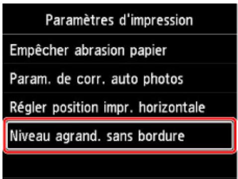 CANON PIXMA PRO-200 - Modification des paramètres à partir du Panneau de contrôle - 3
