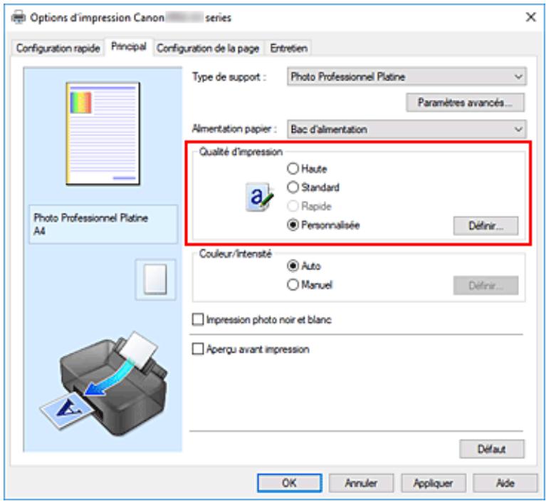 CANON PIXMA PRO-200 - Modification de la qualité d'impression et correction des données d'image - 1