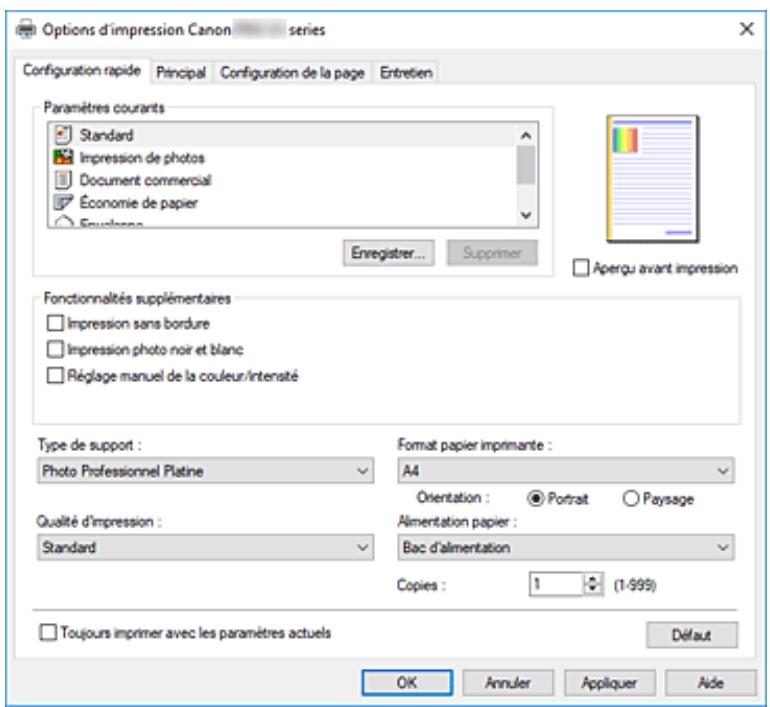 CANON PIXMA PRO-200 - Description du pilote d'imprimante - 1
