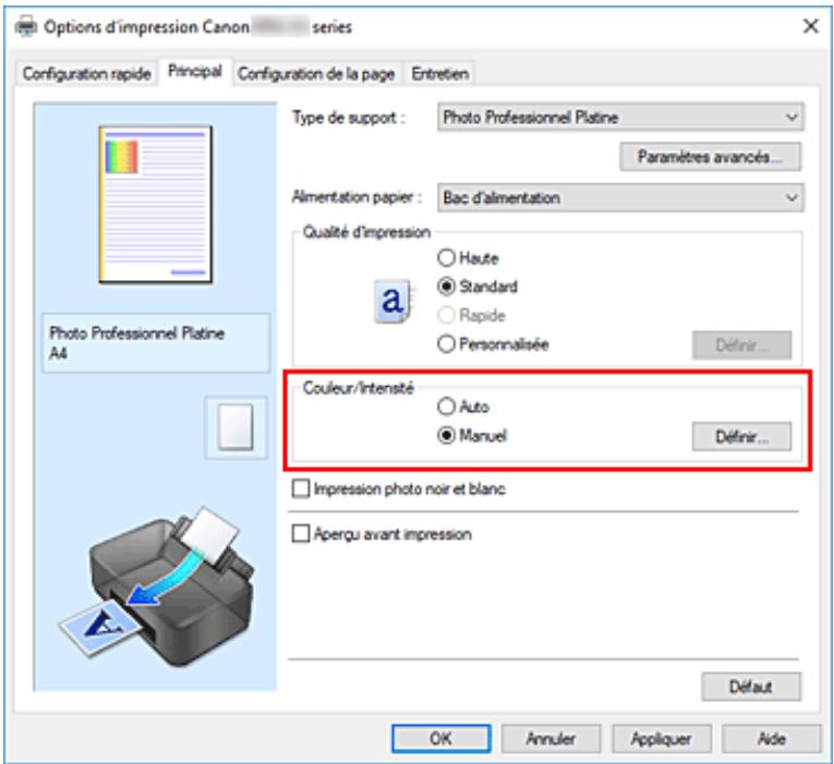 CANON PIXMA PRO-200 - Réglage de l'équilibre des couleurs - 2
