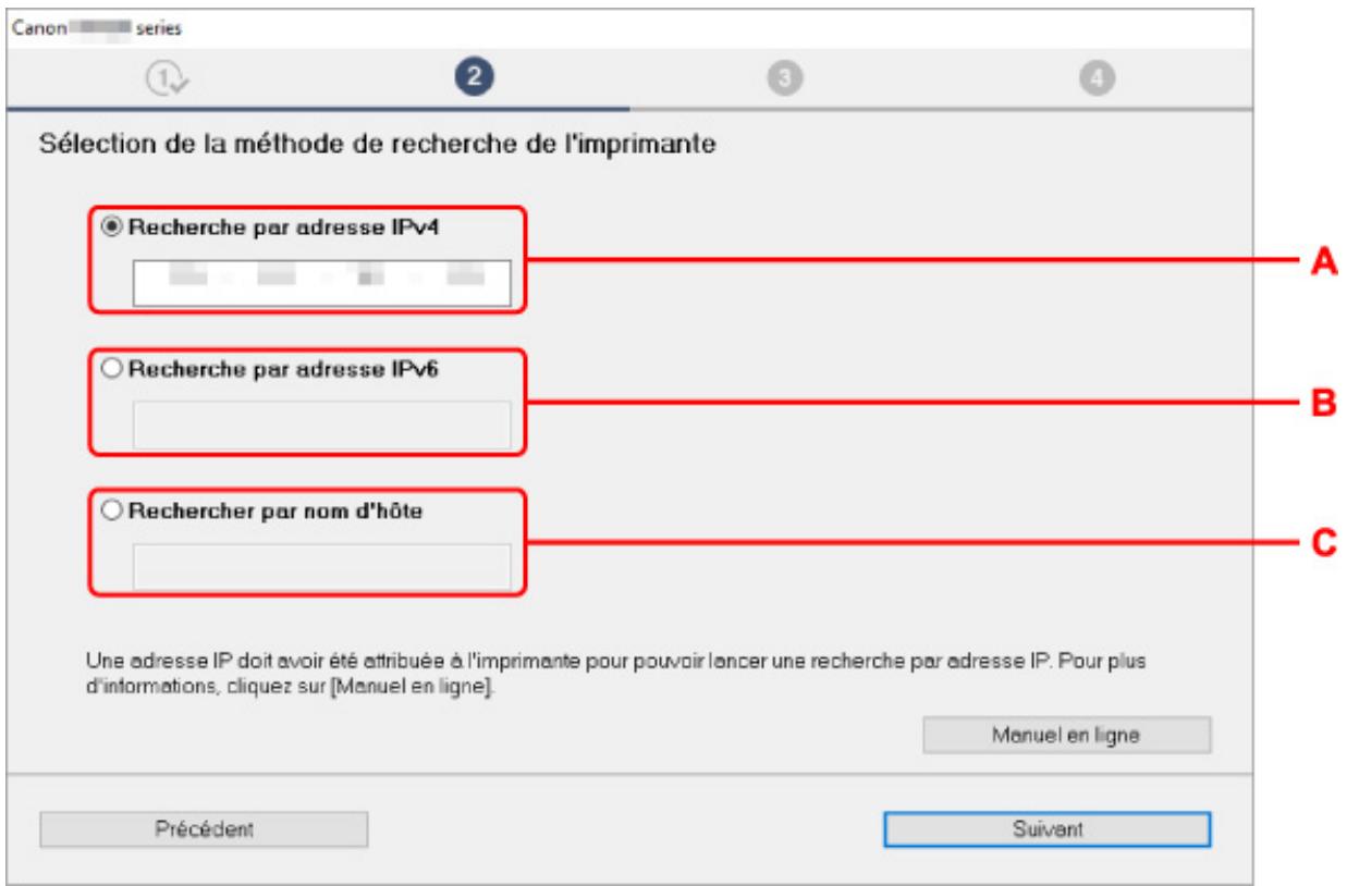 CANON PIXMA PRO-200 - Spécifiez les méthodes de recherche. - 1