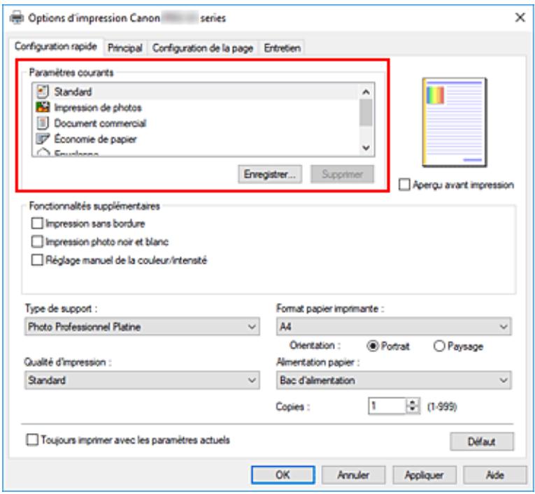 CANON PIXMA PRO-200 - Impression depuis le logiciel d'application (pilote d'imprimante Windows) - 1