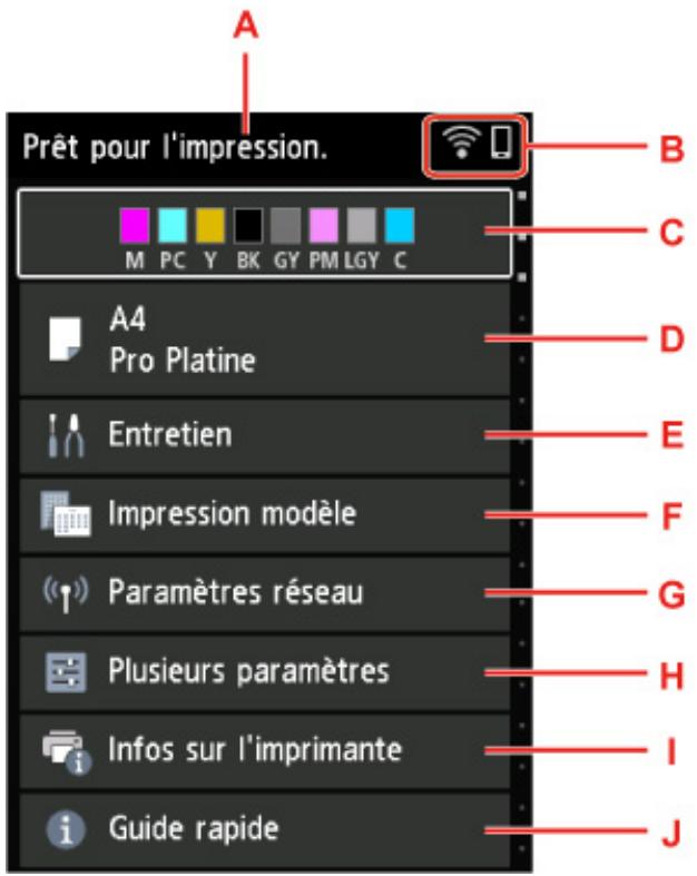 CANON PIXMA PRO-200 - Modification des paramètres de l'imprimante à l'aide d'un navigateur Web - 2