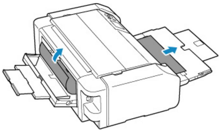 CANON PIXMA PRO-200 - Si le papier chargé dans le bac d'alimentation manuelle est coincé : - 2
