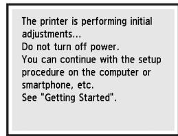 CANON TS 6050 - If the following screen appears, proceed to the next page. - 1
