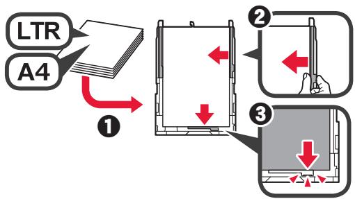 CANON TS 6050 - Chargement du papier / Alignment de la tête d'impression - 5