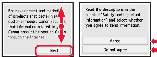 CANON TS 6050 - Pakkaismateriaialien irrotus / virran kytkeminen tulostimeen - 14