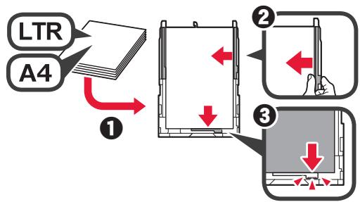 CANON TS 6050 - Paperin lisääminen / tulostuspään kohdistus - 5