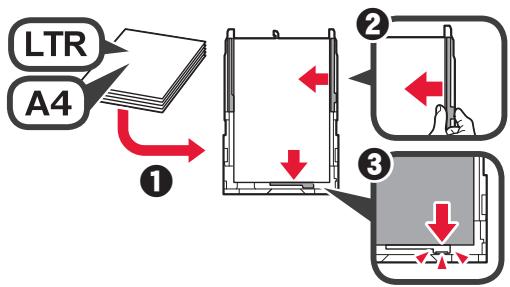 CANON TS 6050 - Loading Paper / Aligning the Print Head - 5
