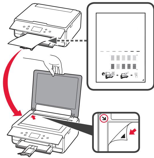 CANON TS 6050 - Paperin lisääminen / tulostuspään kohdistus - 10