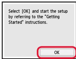 CANON TS 6050 - Ta bort Förpackningsmaterial/slå på skrivaren - 8