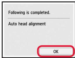 CANON TS 6050 - Paperin lisääminen / tulostuspään kohdistus - 12