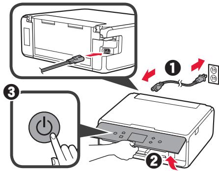 CANON TS 6050 - Removing Packing Materials/Turning on the Printer - 5