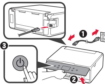 CANON TS 6050 - Entfernen des Verpackungsmaterials/ Anschalten des Druckers - 10