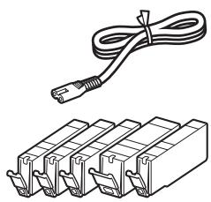 CANON TS 6050 - Comprobación de los elementos suministrados - 1