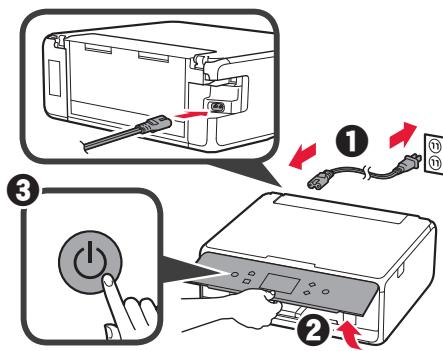 CANON TS 6050 - Ta bort Förpackningsmaterial/slå på skrivaren - 5