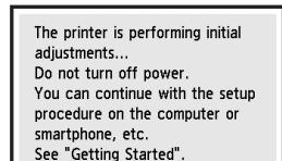 CANON TS 6050 - Si aparece la pantalla seguiente, avance a la.).    siguiente pagina. - 1