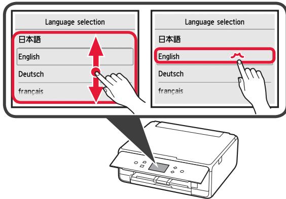 CANON TS 6050 - Ta bort Förpackningsmaterial/slå på skrivaren - 6