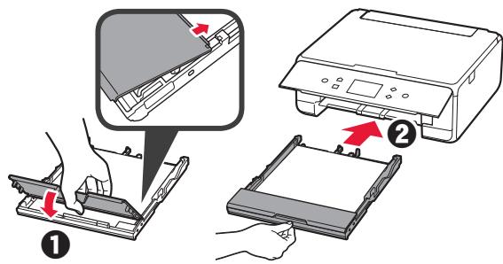 CANON TS 6050 - Fylla på papper/justera skrivhuvudet - 6