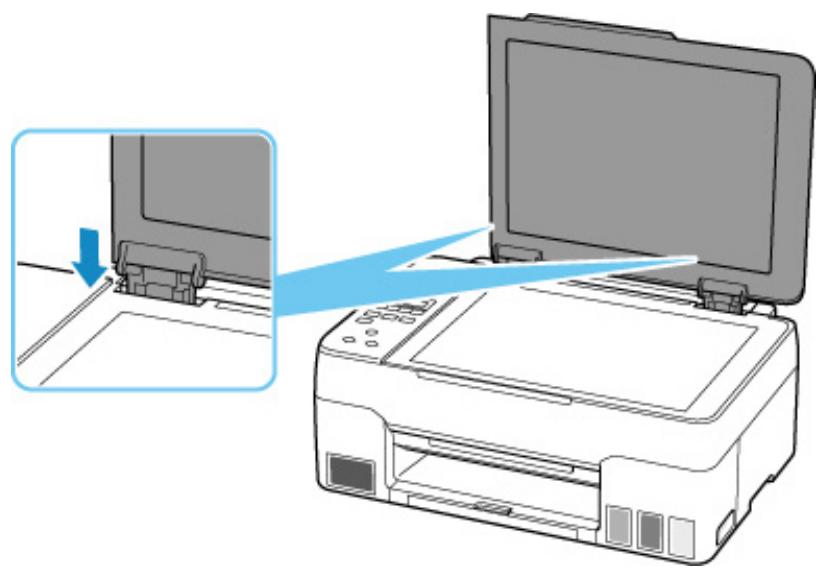 CANON PIXMA G2560 - Fixation du capot du scanner : - 2