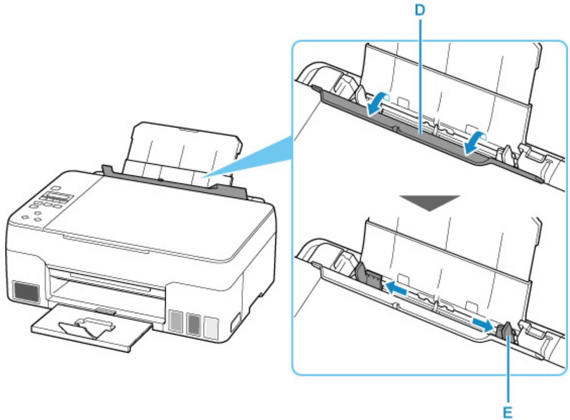CANON PIXMA G2560 - Tirez vers le haut et repliez le support papier (A). - 3
