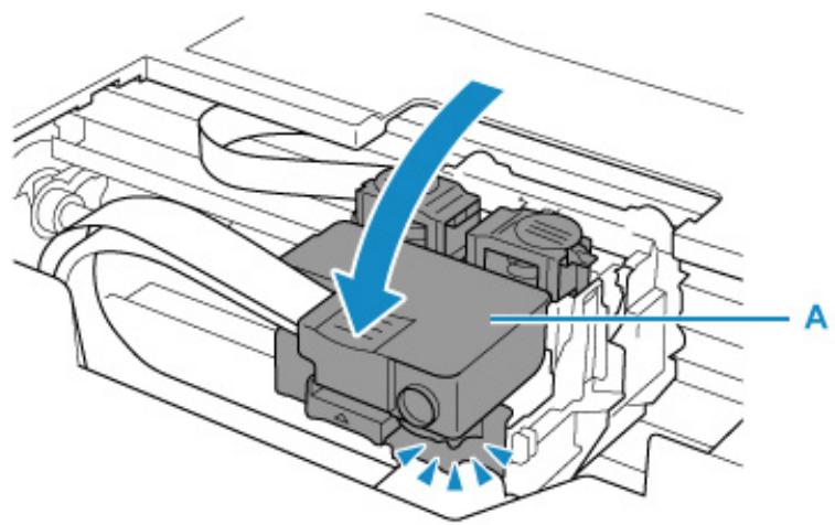 CANON PIXMA G2560 - Contrôle 1 Assurez-vous que le bouton mixte n'est pas levé. - 1
