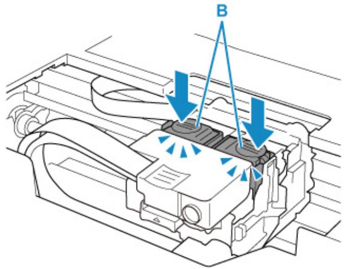 CANON PIXMA G2560 - Contrôle 1 Assurez-vous que le bouton mixte n'est pas levé. - 2