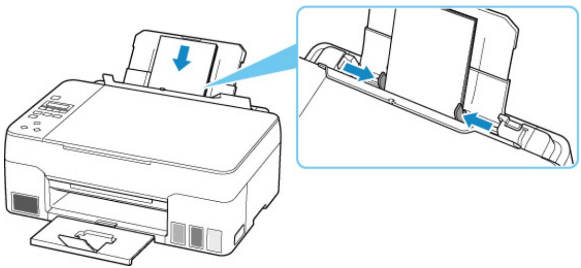CANON PIXMA G2560 - Tirez vers le haut et repliez le support papier (A). - 5